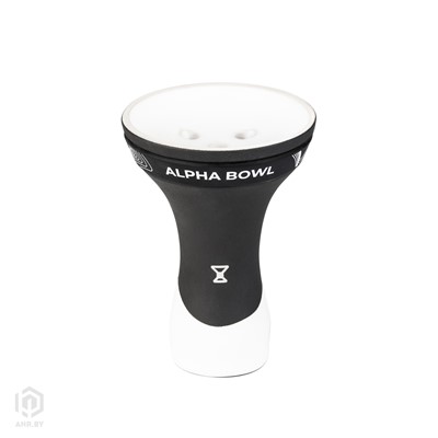 Купить Чаша Alpha bowl Race Classic (DF) White Matte за 43,99 в магазине Кальянная Республика