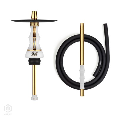 Купить Кальян Alpha Hookah Beat White Gold за 479,99 в магазине Кальянная Республика