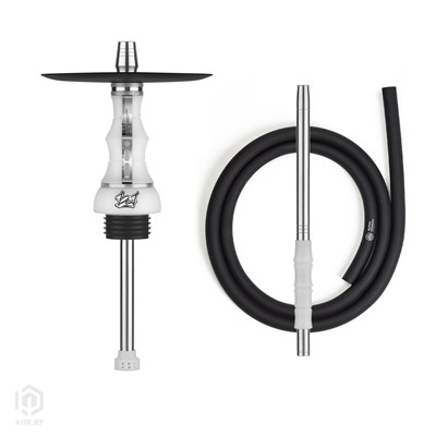 Купить Кальян Alpha Hookah Beat White Silver за 389,99 в магазине Кальянная Республика