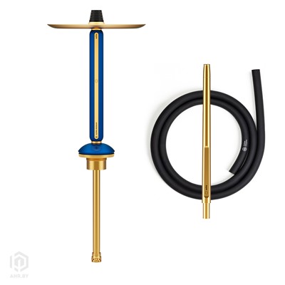Купить Кальян Alpha Hookah ECHO GOLD Sapphire Blue за 899,99 в магазине Кальянная Республика