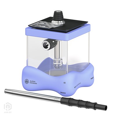 Купить Кальян Alpha Hookah SMART Bubble Blue за 569,99 в магазине Кальянная Республика
