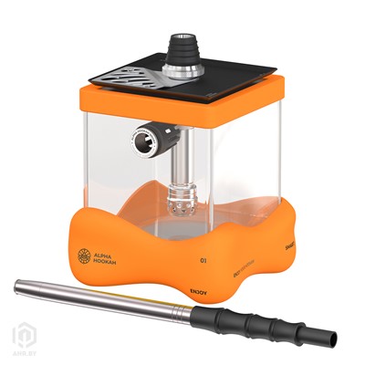 Купить Кальян Alpha Hookah SMART Bubble Orange за 569,99 в магазине Кальянная Республика