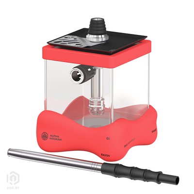 Купить Кальян Alpha Hookah SMART Bubble Red за 569,99 в магазине Кальянная Республика