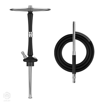 Купить Кальян Hoob Go Black х Stainless steel комплект за 549,99 в магазине Кальянная Республика