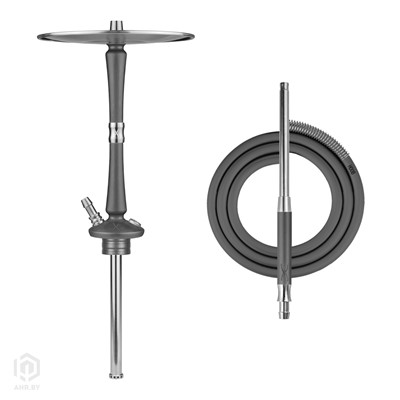 Купить Кальян Hoob Go Space gray х Stainless steel комплект за 574,99 в магазине Кальянная Республика