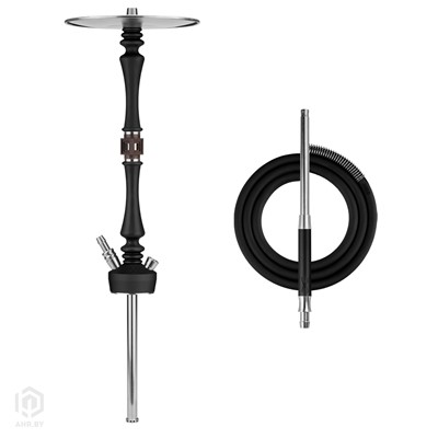Купить Кальян Hoob Mars Pro Black x Stainless steel комплект за 749,99 в магазине Кальянная Республика