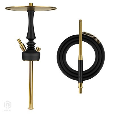 Купить Кальян Hoob Mars Pro Mini Black x Gold комплект за 699,99 в магазине Кальянная Республика