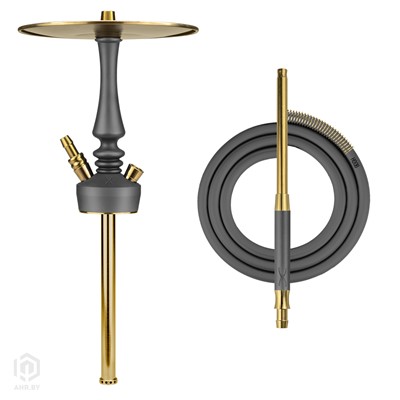 Купить Кальян Hoob Mars Pro Mini Space grey x Gold комплект за 699,99 в магазине Кальянная Республика
