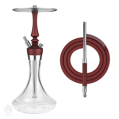 Купить Кальян Hoob Mars Pro Mini Wine red x St. s. комплект за 684,99 в магазине Кальянная Республика