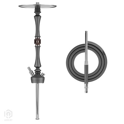 Купить Кальян Hoob Mars Pro Space Grey x Stainless steel комплект за 749,99 в магазине Кальянная Республика