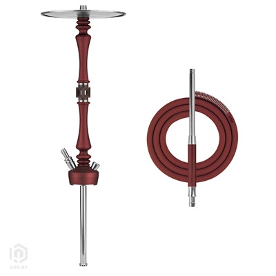 Купить Кальян Hoob Mars Pro Wine Red x Stainless steel комплект за 749,99 в магазине Кальянная Республика