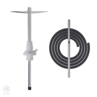 Купить Кальян ML Clan Reaper White V1 комплект за 174,99 в магазине Кальянная Республика