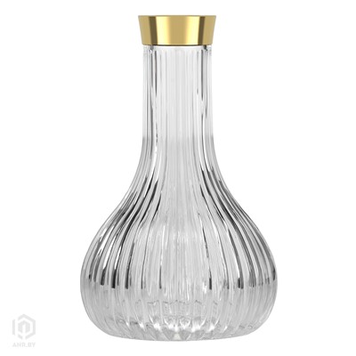 Купить Колба для кальяна DROP TWISTLOCK GOLD Прозрачная за 249,99 в магазине Кальянная Республика