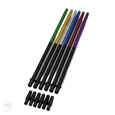 Купить Мундштук для кальяна 38 см Красный-черный (комплект) за 14,99 в магазине Кальянная Республика