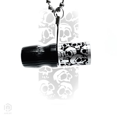 Купить Персональный мундштук Maverick Skull за 39,99 в магазине Кальянная Республика