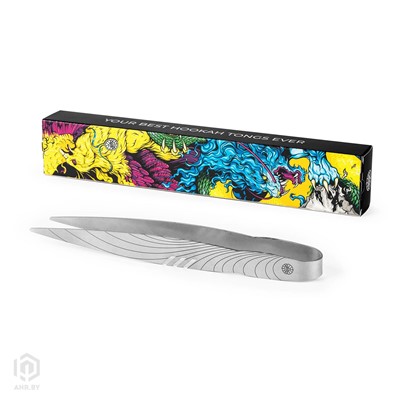 Купить Щипцы ALPHA - X TONGS Silver за 29,99 в магазине Кальянная Республика