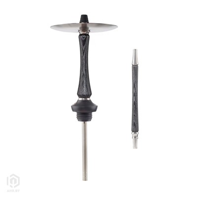 Купить Шахта для кальяна Union Sleek Black Silver + мундштук за 399,99 в магазине Кальянная Республика