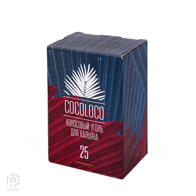 Купить Уголь для кальяна Cocoloco 1 кг 72шт 25мм за 26,99 в магазине Кальянная Республика