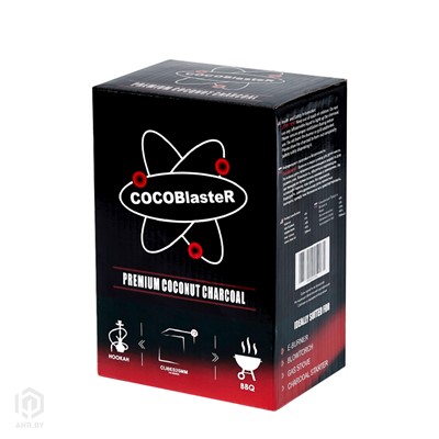 Купить Уголь кокосовый COCOBlasteR 25мм 72шт 1кг за 24,99 в магазине Кальянная Республика