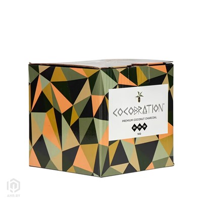 Купить Уголь кокосовый Cocobration 1кг 64шт 26мм за 25,99 в магазине Кальянная Республика