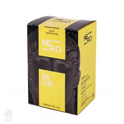 Купить Уголь кокосовый Nero 1кг 72шт 25мм за 21,99 в магазине Кальянная Республика